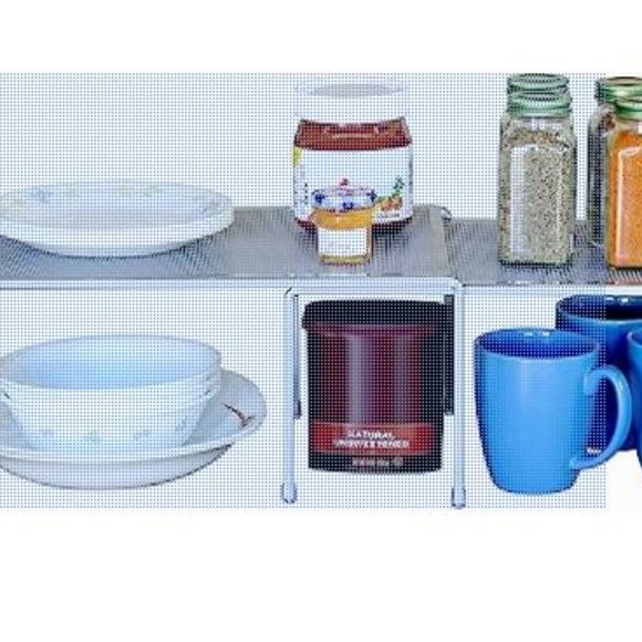 Decobrothers expandable shelf - silver - Picture 1 of 2